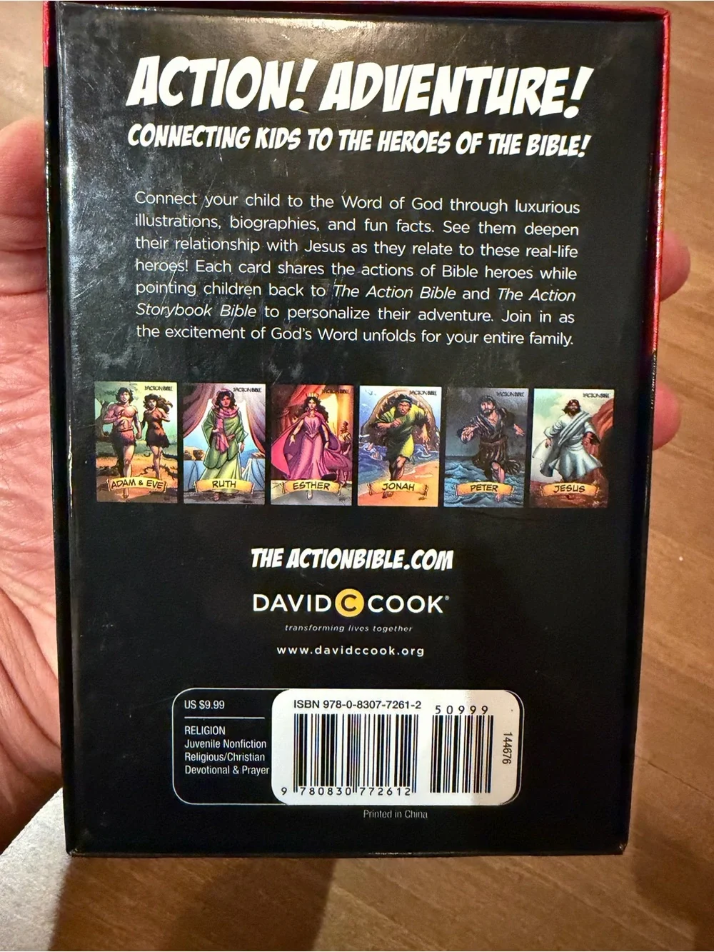 The Action Bible Heroes Card Collection Complete 54 Card Set NWT